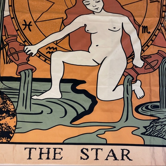 SOLD - The Star Tarot Card Tapestry - Picture 3 of 3